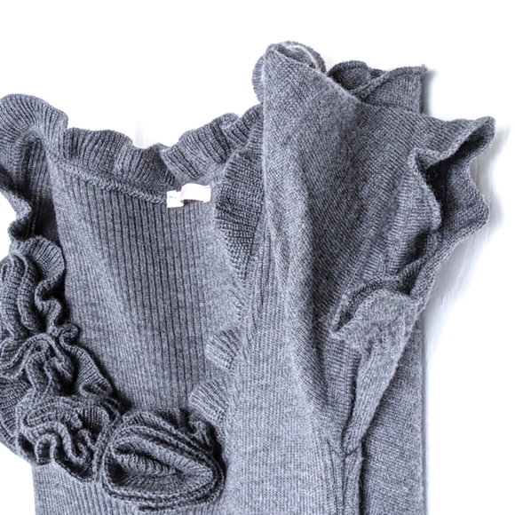 Vtg Wool Knit Sweater Dress. Md in Italy, XS. - Picture 5 of 16